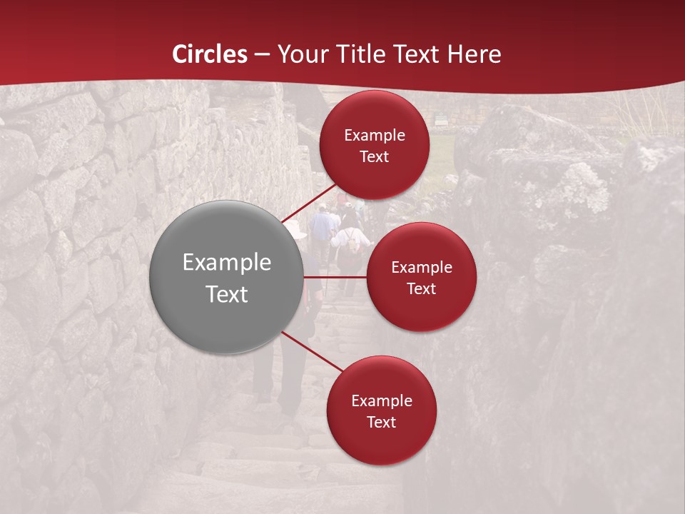 Trail Stone Picchu PowerPoint Template