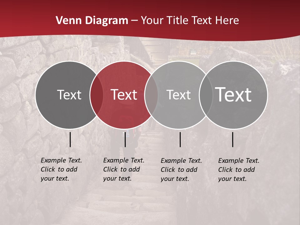 Trail Stone Picchu PowerPoint Template