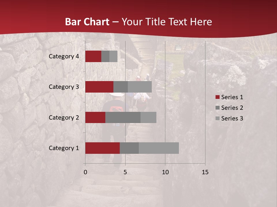 Trail Stone Picchu PowerPoint Template