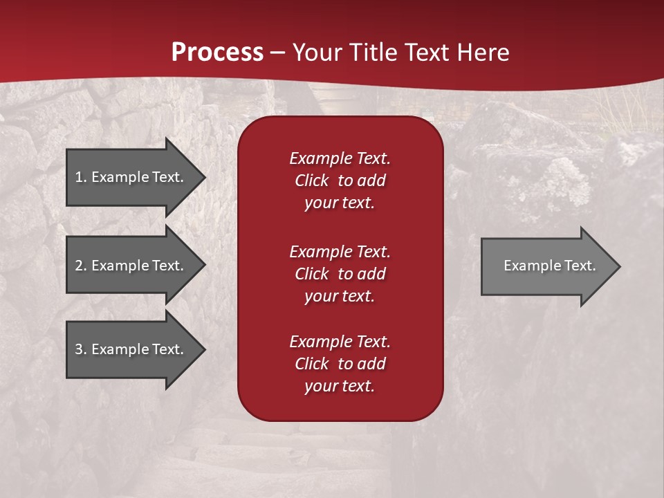 Trail Stone Picchu PowerPoint Template