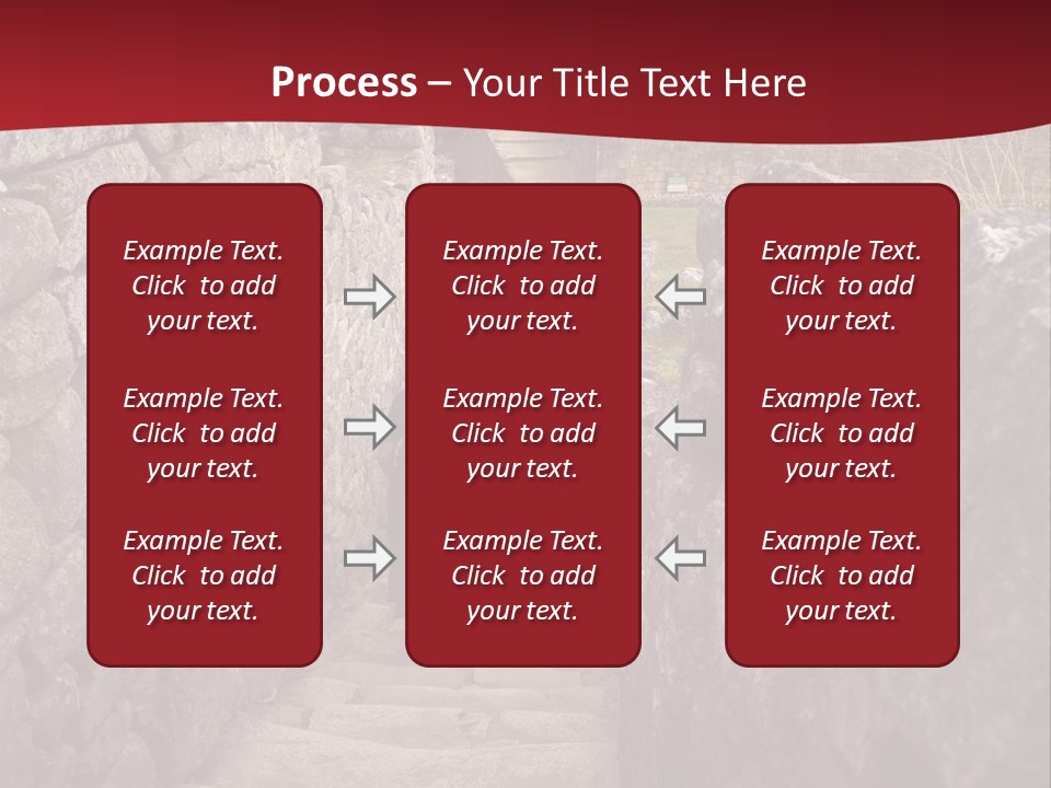 Trail Stone Picchu PowerPoint Template