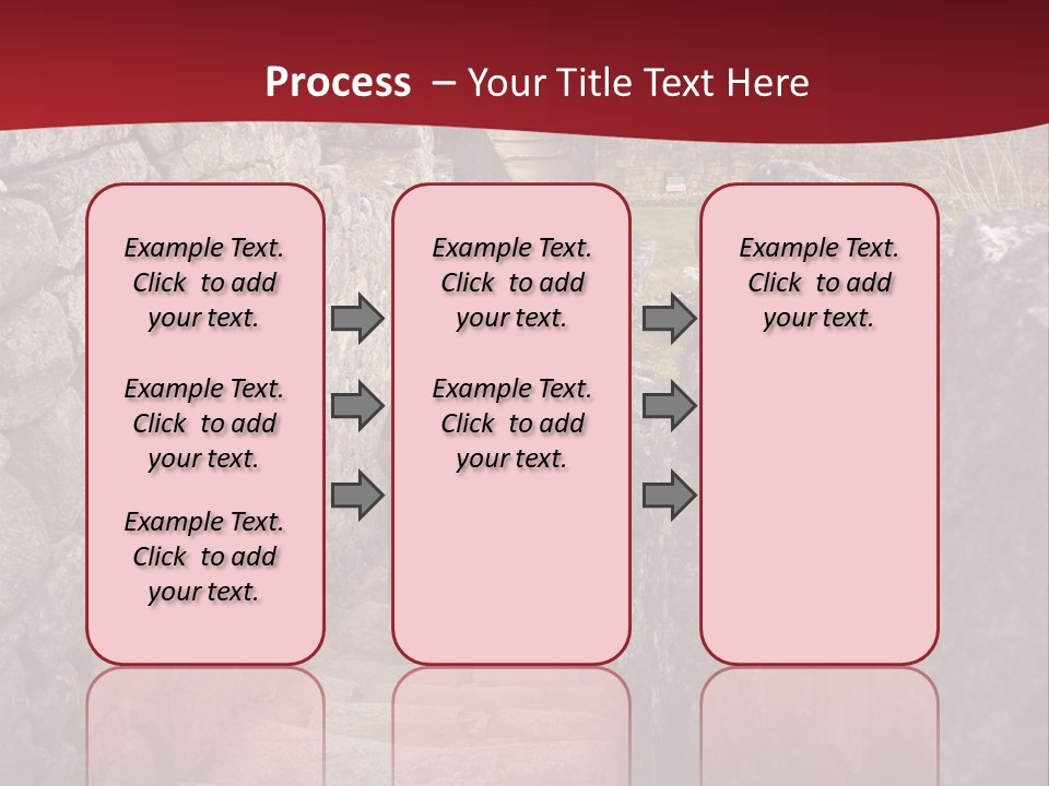 Trail Stone Picchu PowerPoint Template