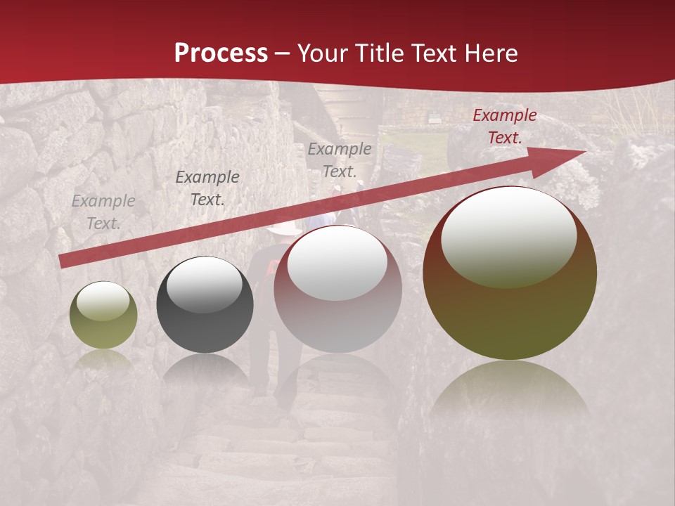 Trail Stone Picchu PowerPoint Template