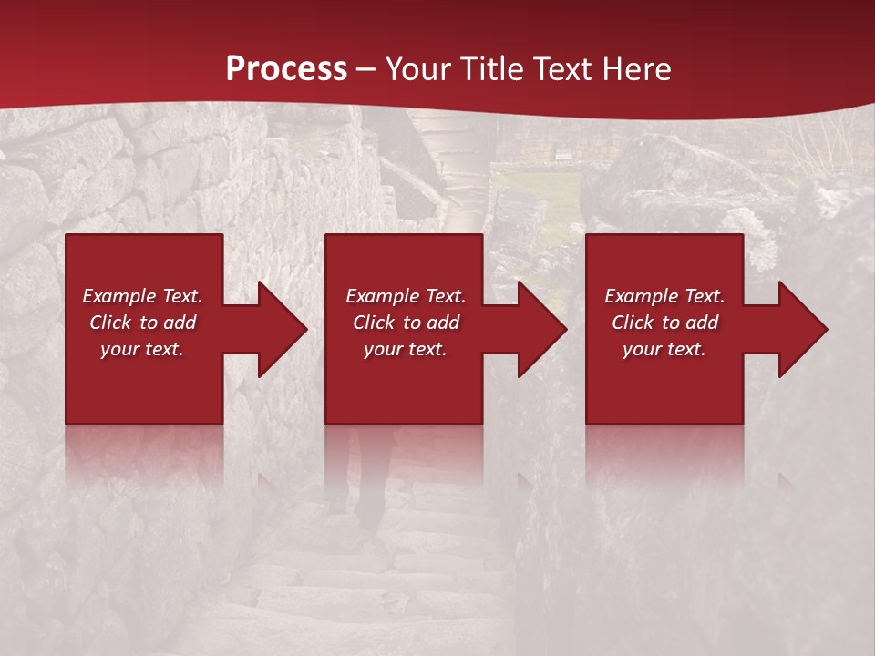 Trail Stone Picchu PowerPoint Template