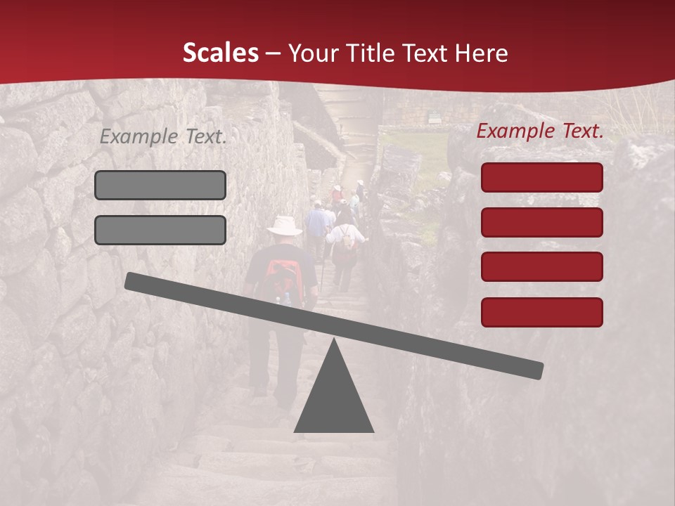 Trail Stone Picchu PowerPoint Template