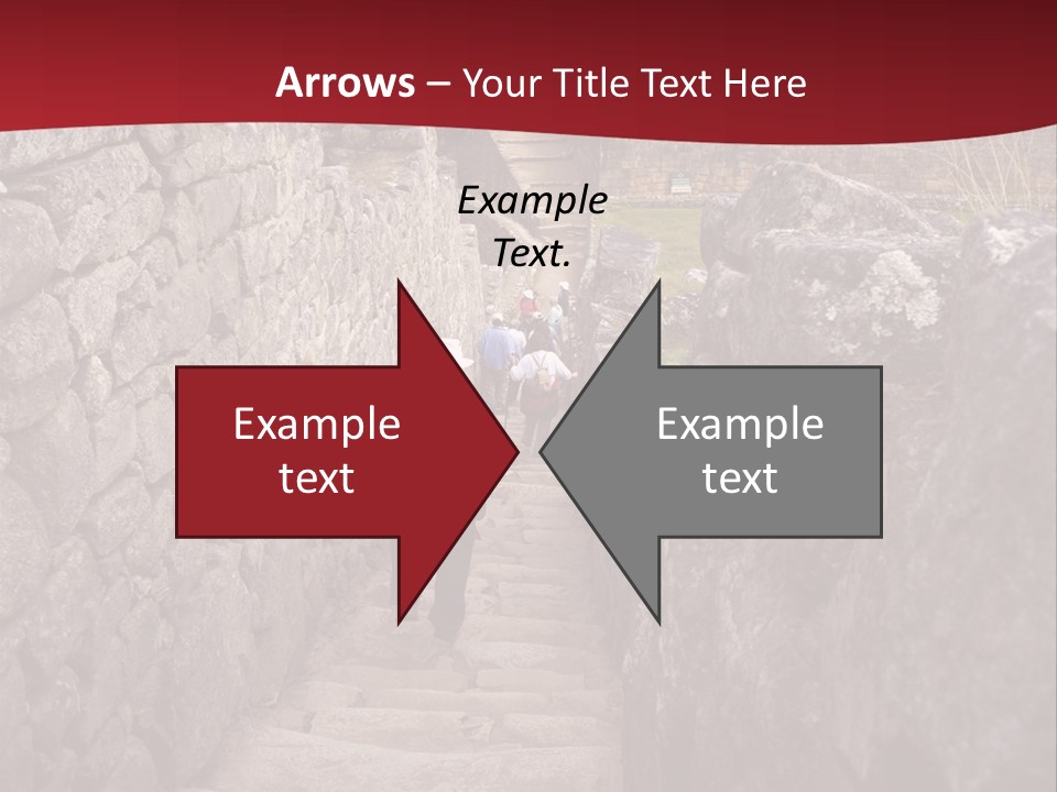 Trail Stone Picchu PowerPoint Template