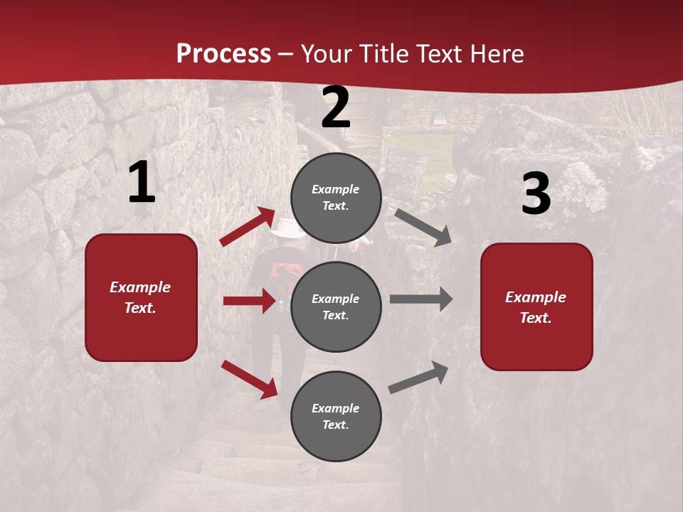 Trail Stone Picchu PowerPoint Template