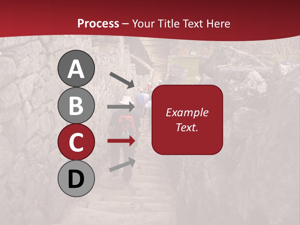 Trail Stone Picchu PowerPoint Template