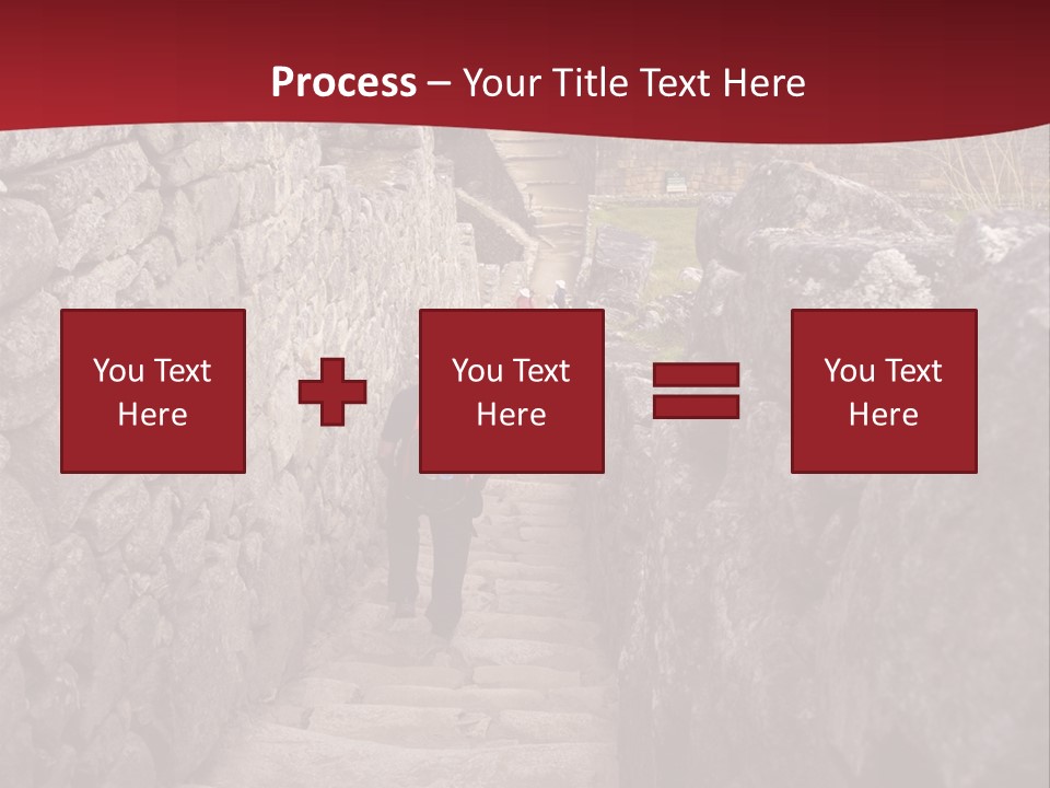 Trail Stone Picchu PowerPoint Template