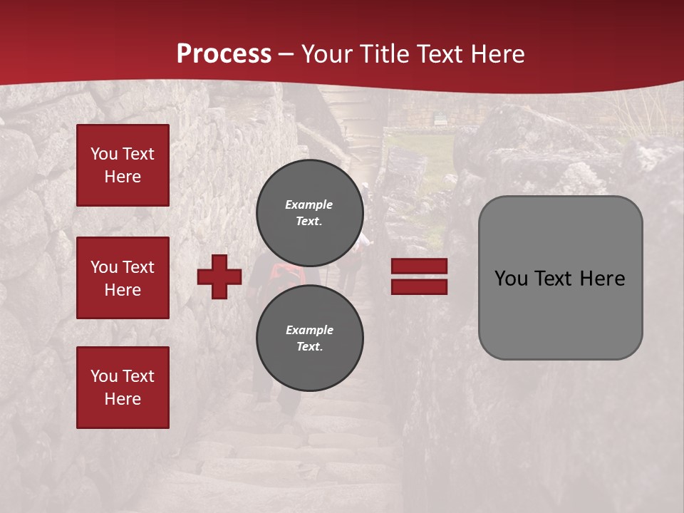 Trail Stone Picchu PowerPoint Template