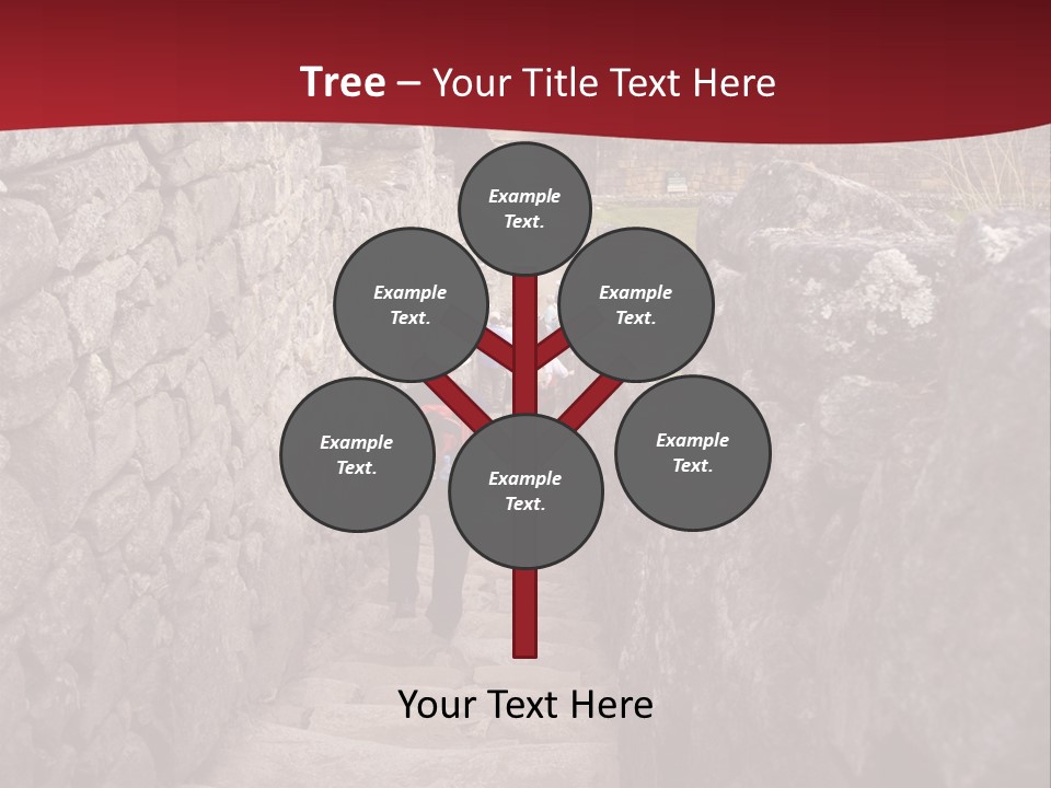 Trail Stone Picchu PowerPoint Template