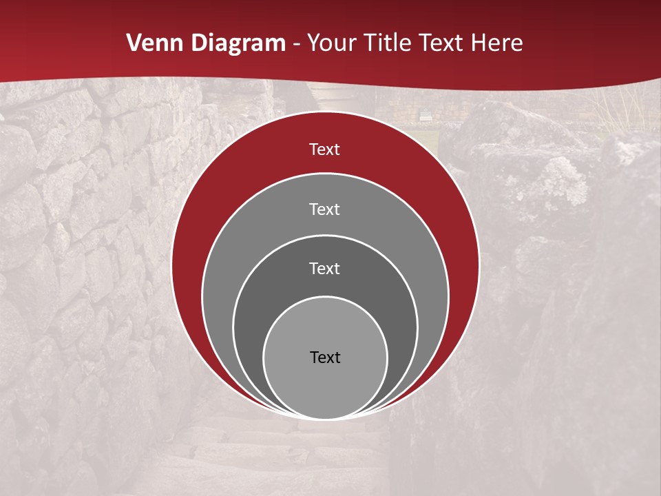 Trail Stone Picchu PowerPoint Template
