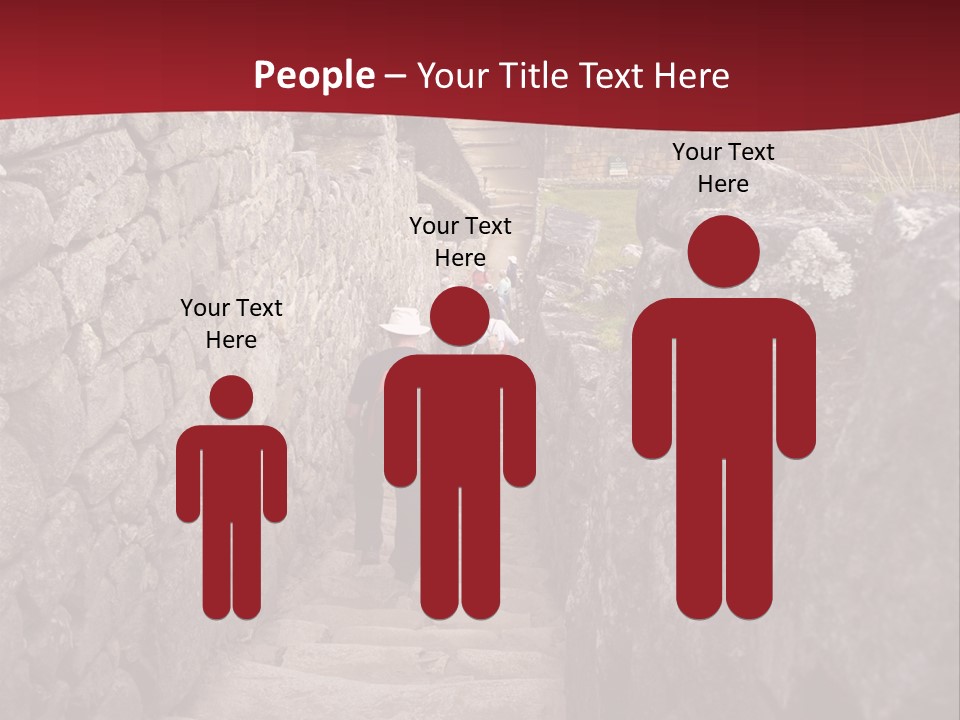 Trail Stone Picchu PowerPoint Template