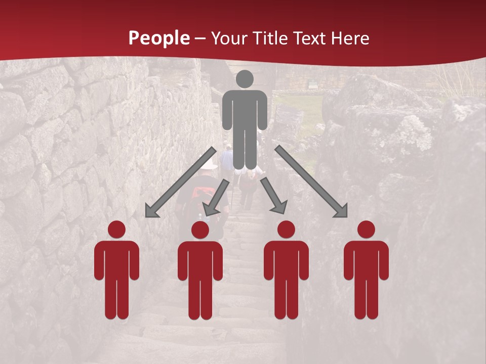 Trail Stone Picchu PowerPoint Template
