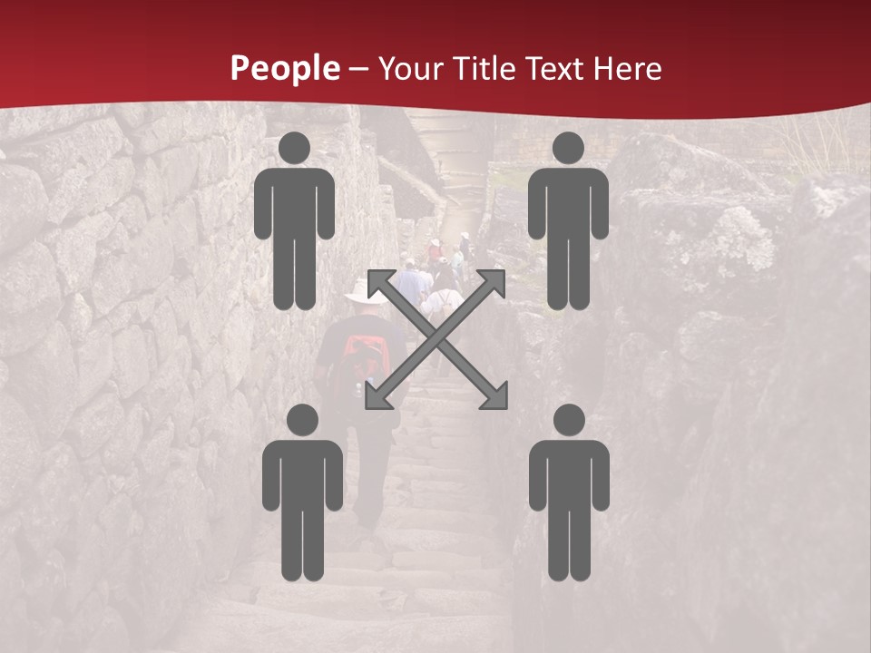 Trail Stone Picchu PowerPoint Template
