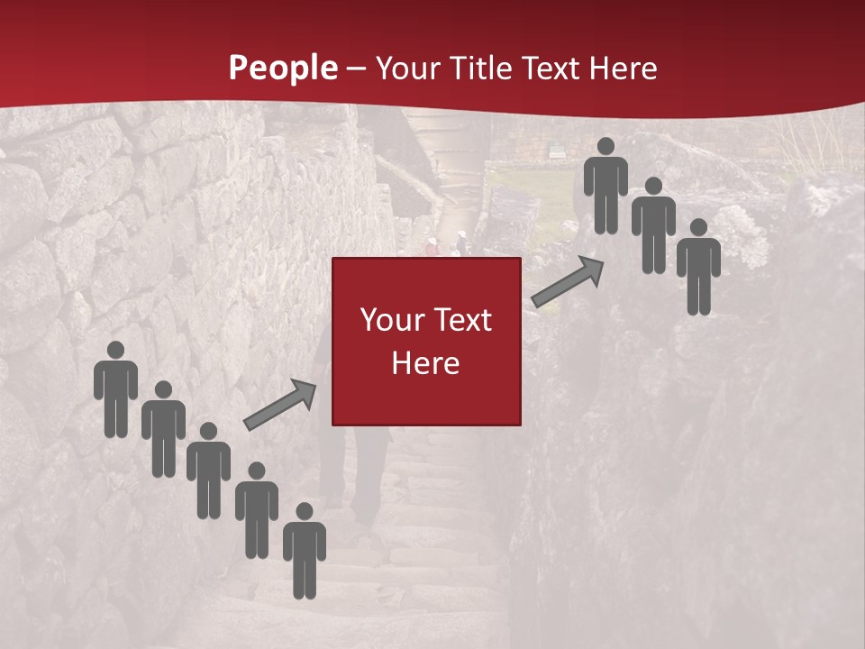 Trail Stone Picchu PowerPoint Template
