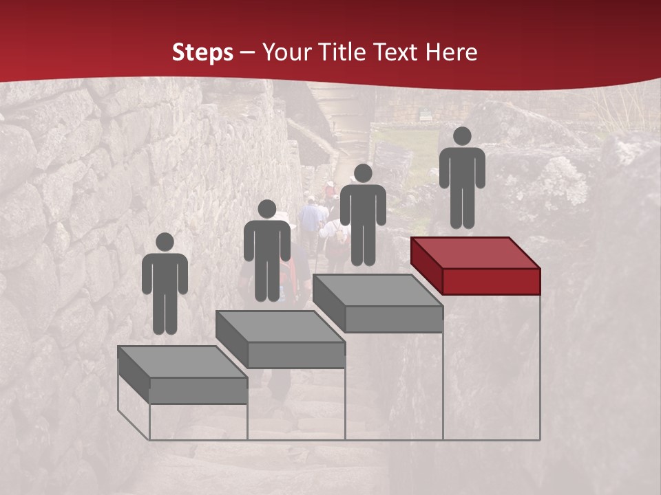 Trail Stone Picchu PowerPoint Template