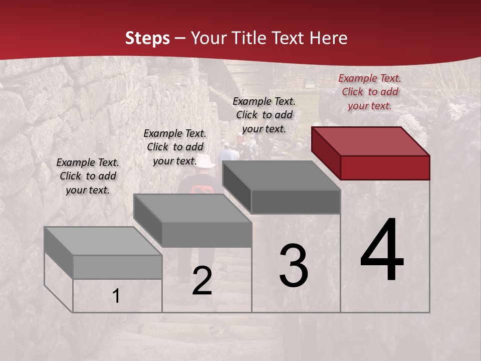 Trail Stone Picchu PowerPoint Template