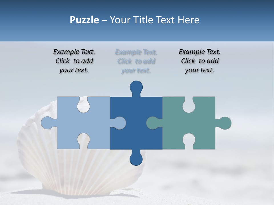 Getaway Shell Bay PowerPoint Template