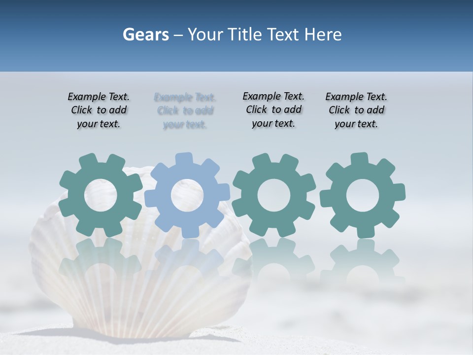 Getaway Shell Bay PowerPoint Template