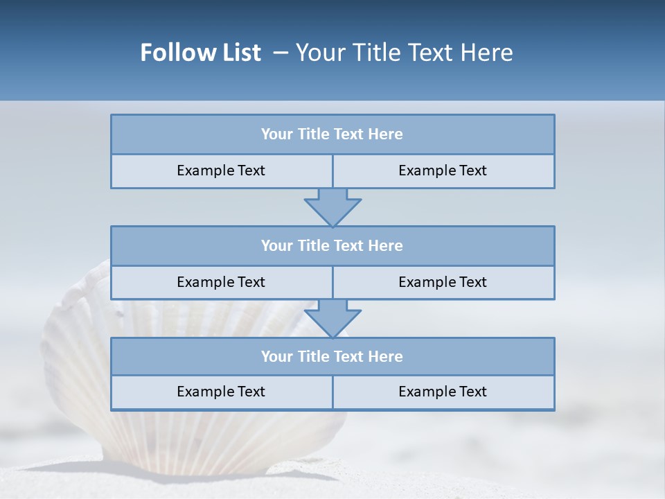 Getaway Shell Bay PowerPoint Template