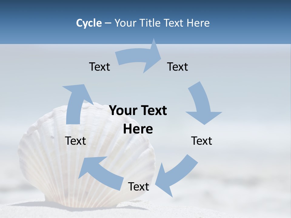 Getaway Shell Bay PowerPoint Template