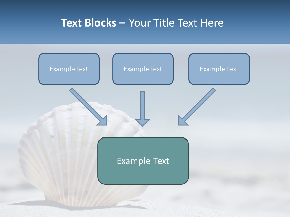 Getaway Shell Bay PowerPoint Template