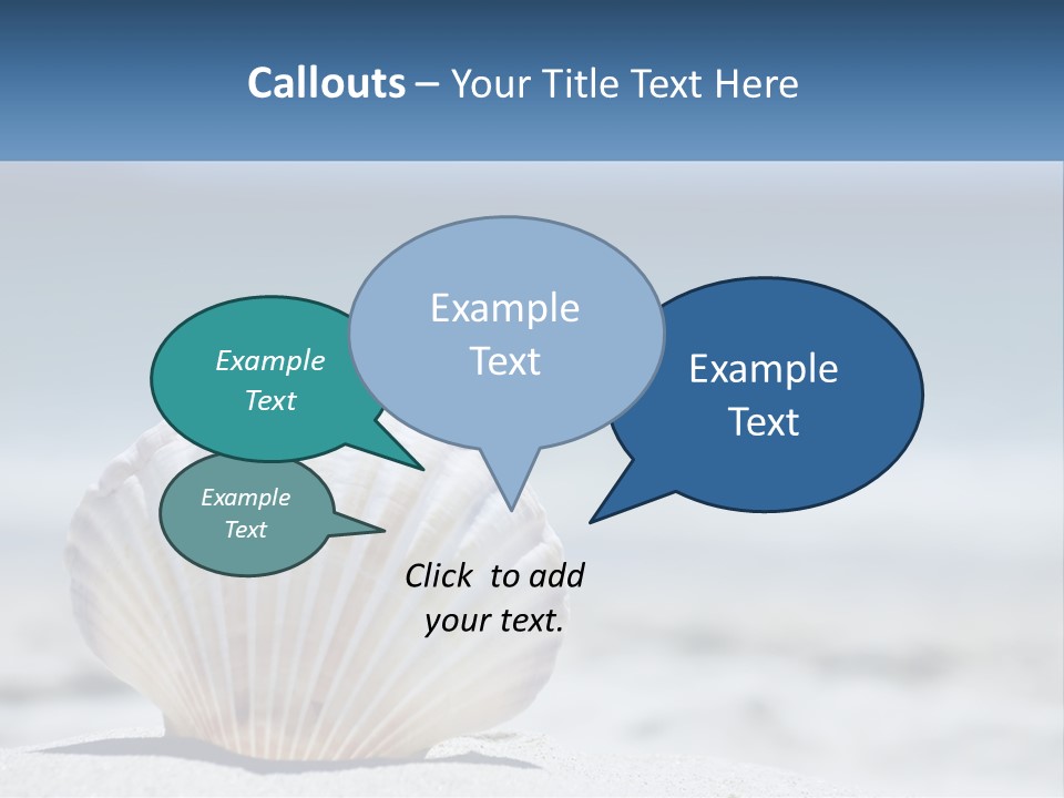 Getaway Shell Bay PowerPoint Template