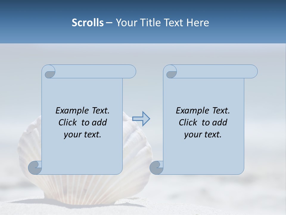 Getaway Shell Bay PowerPoint Template