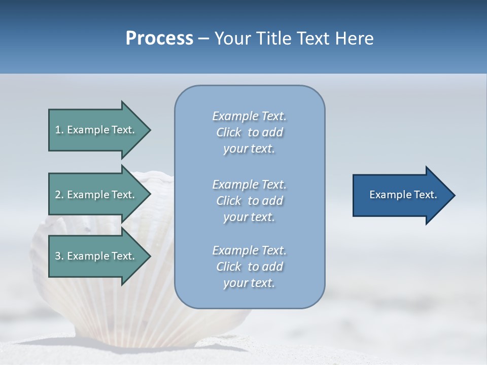 Getaway Shell Bay PowerPoint Template