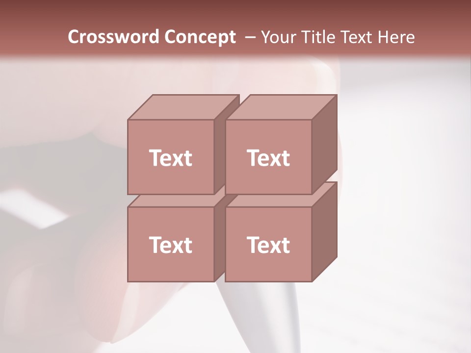 People Closeup Office PowerPoint Template