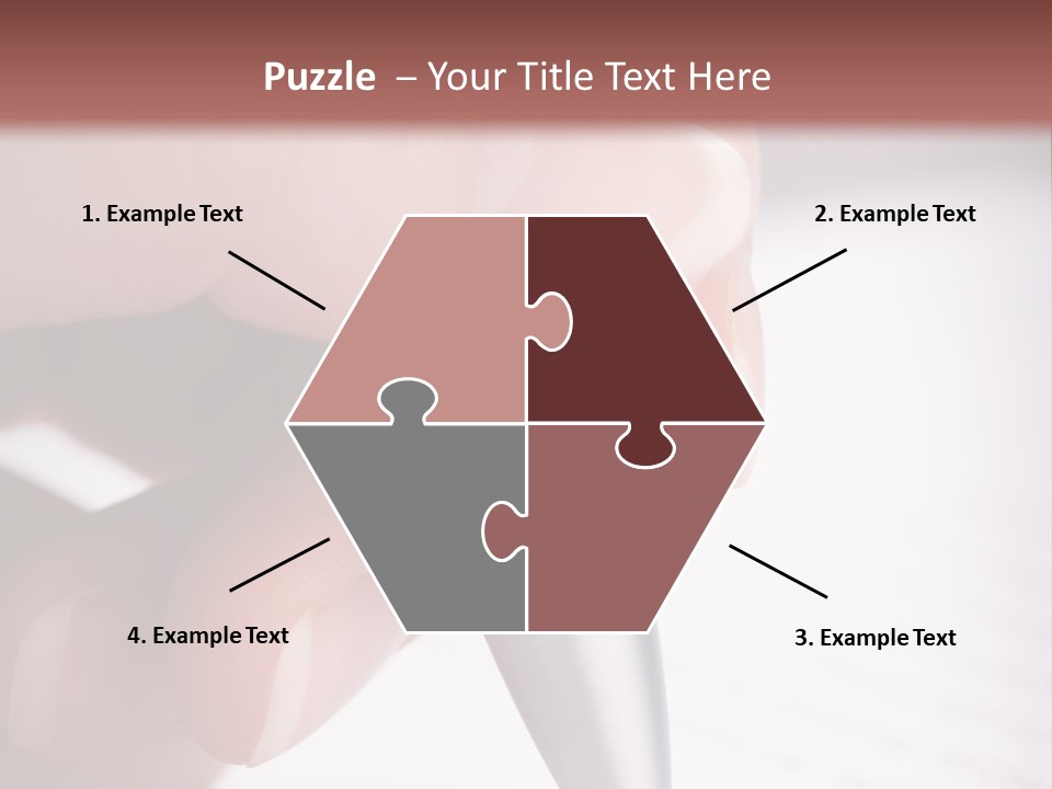 People Closeup Office PowerPoint Template