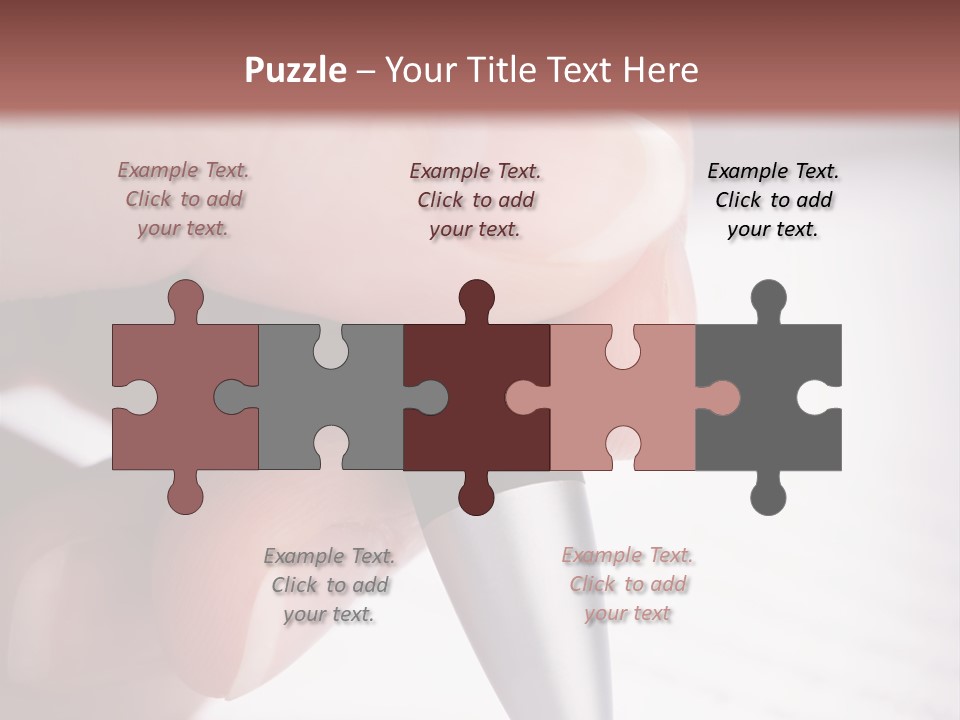 People Closeup Office PowerPoint Template