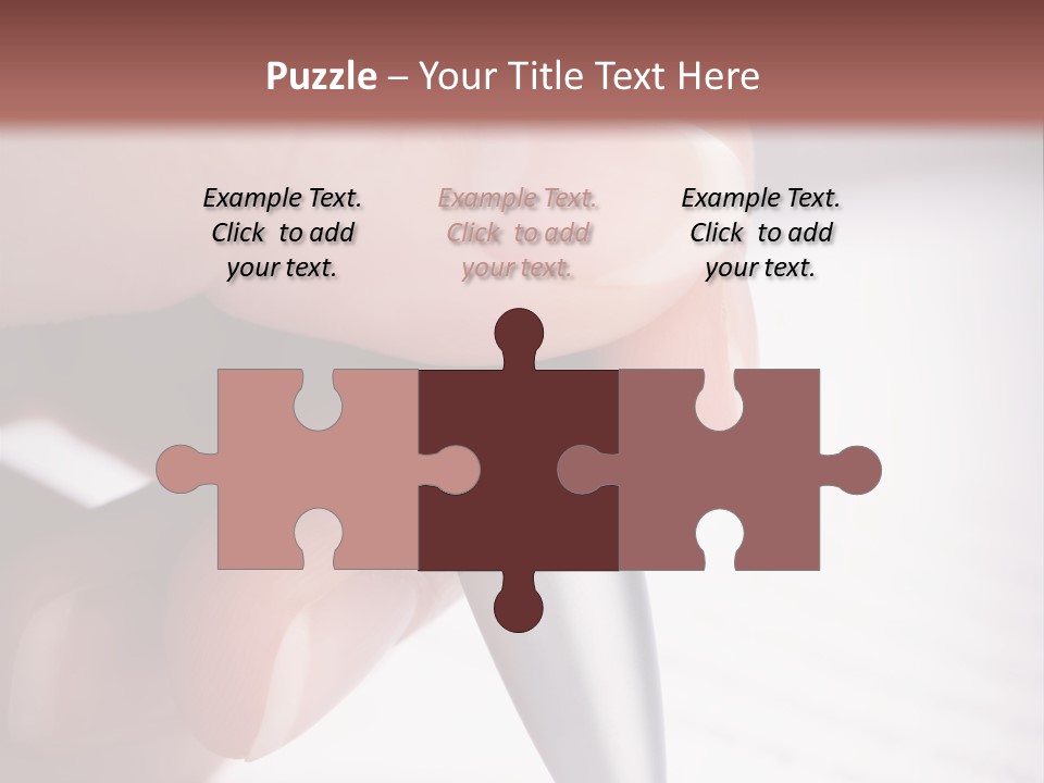 People Closeup Office PowerPoint Template