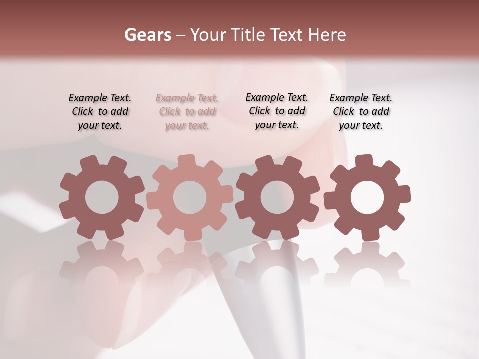 People Closeup Office PowerPoint Template