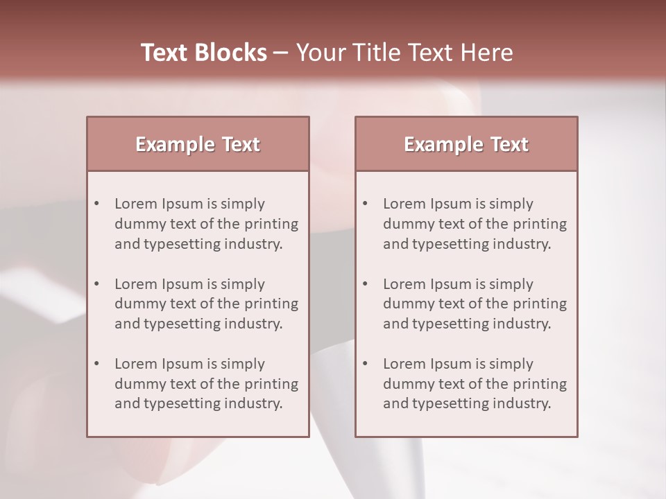 People Closeup Office PowerPoint Template