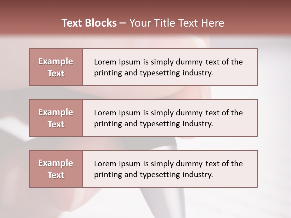 People Closeup Office PowerPoint Template