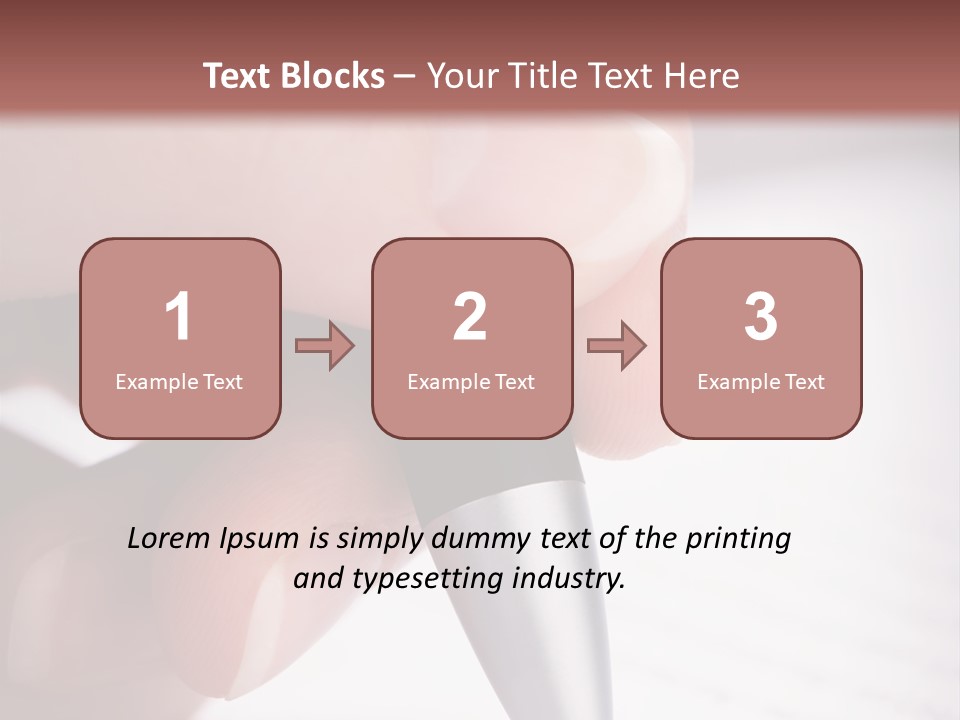 People Closeup Office PowerPoint Template