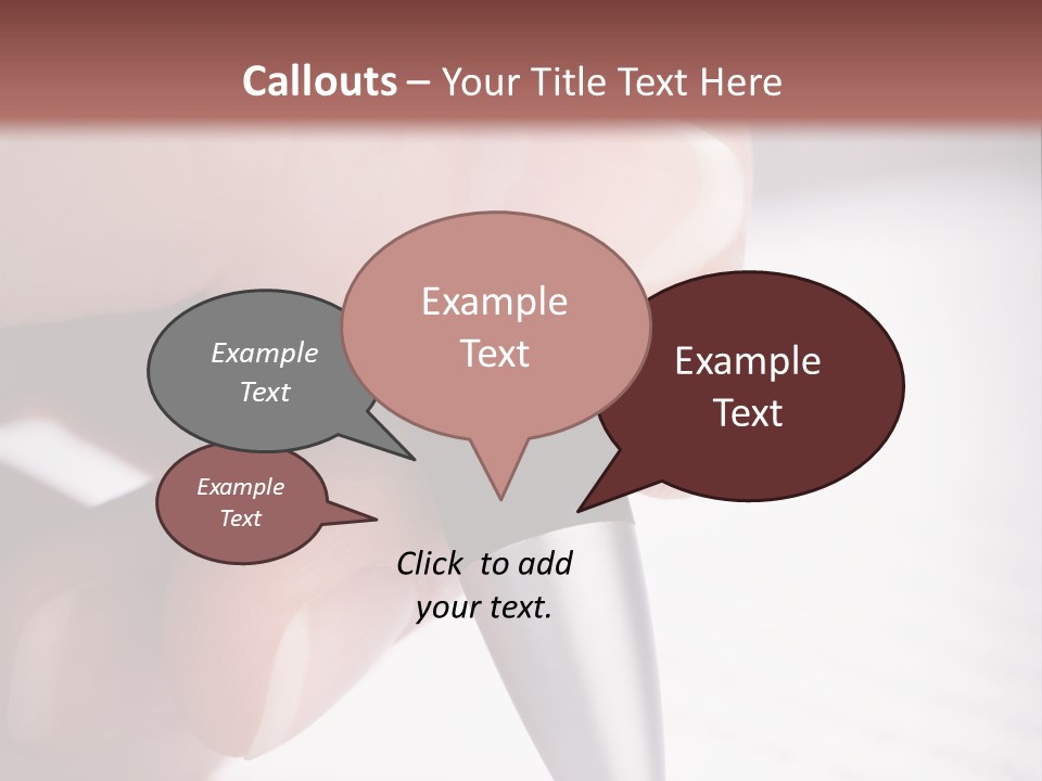 People Closeup Office PowerPoint Template