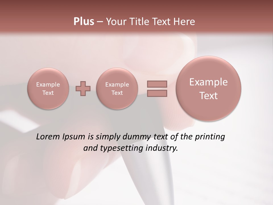 People Closeup Office PowerPoint Template