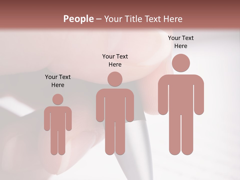 People Closeup Office PowerPoint Template