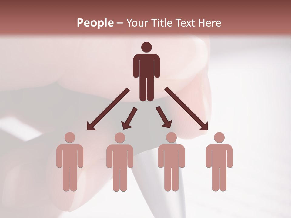 People Closeup Office PowerPoint Template