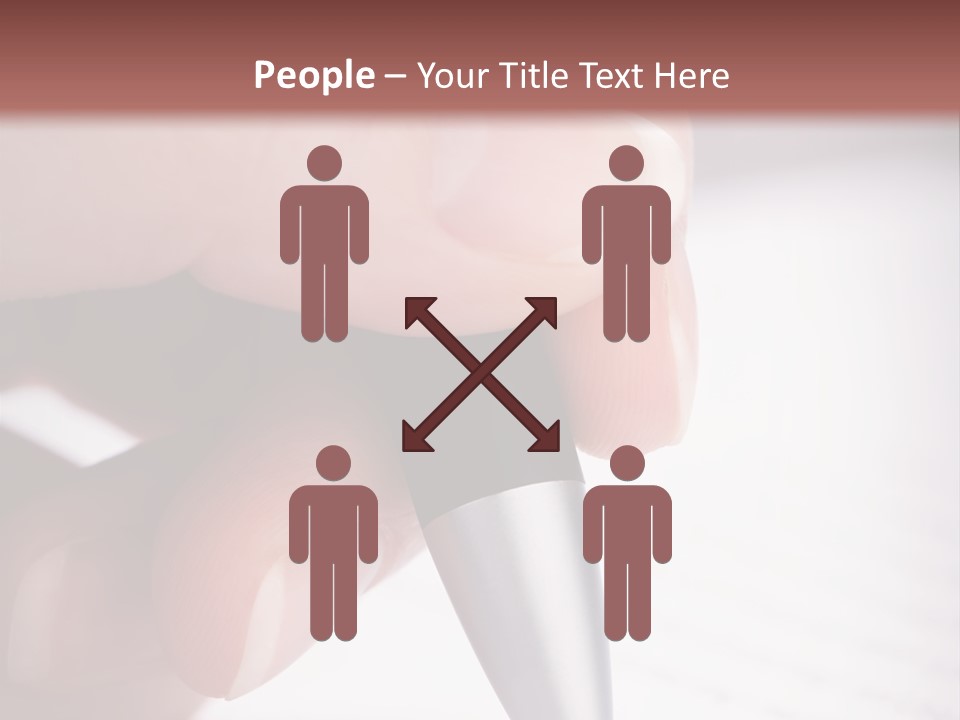 People Closeup Office PowerPoint Template
