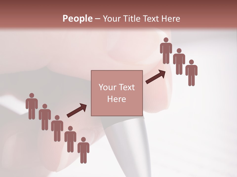 People Closeup Office PowerPoint Template
