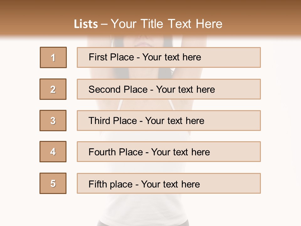 Relax Adult Barefoot PowerPoint Template
