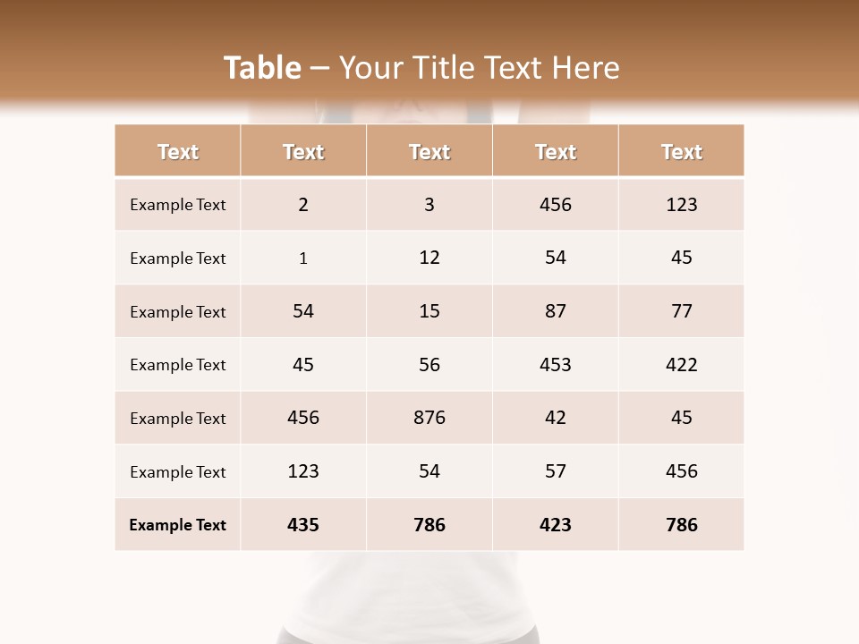 Relax Adult Barefoot PowerPoint Template