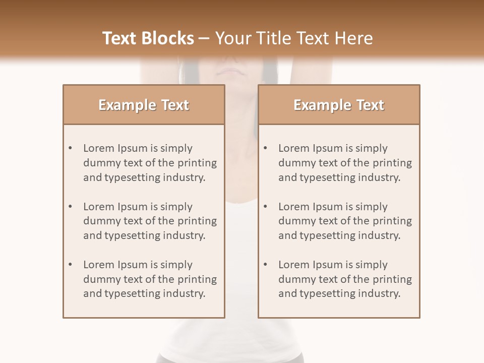 Relax Adult Barefoot PowerPoint Template