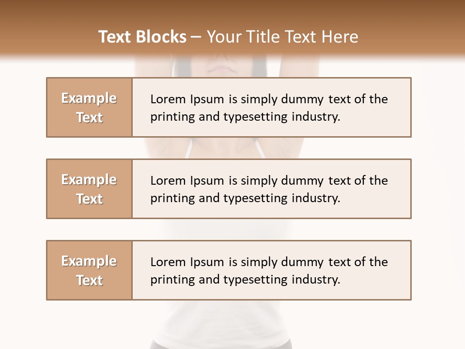 Relax Adult Barefoot PowerPoint Template