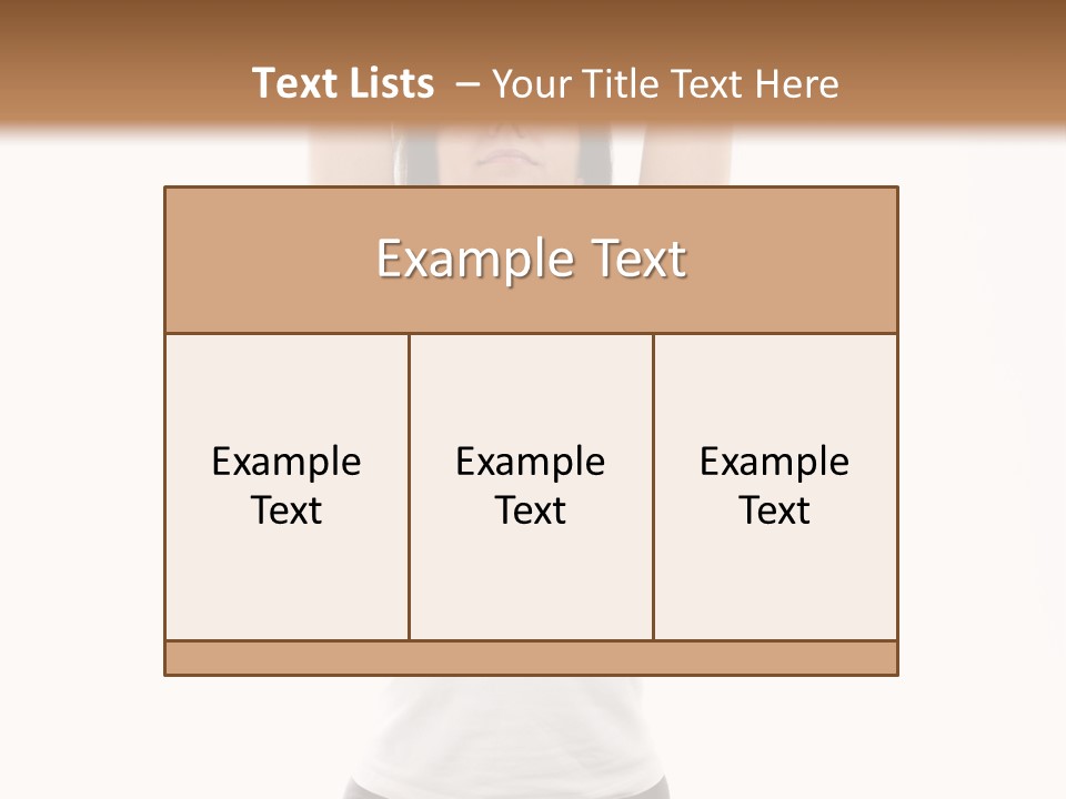 Relax Adult Barefoot PowerPoint Template