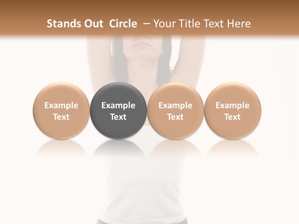 Relax Adult Barefoot PowerPoint Template